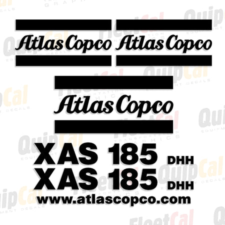 Atlas Copco Air Compressor Decals