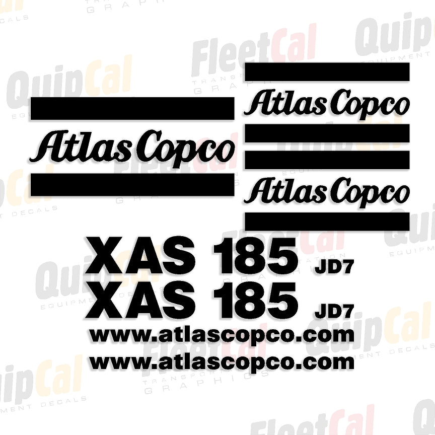 Atlas Copco Air Compressor Decals