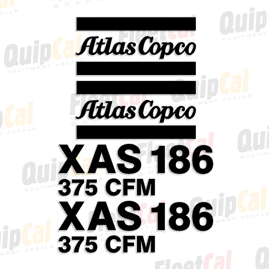 Atlas Copco Air Compressor Decals