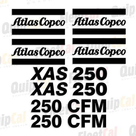 Atlas Copco Air Compressor Decals