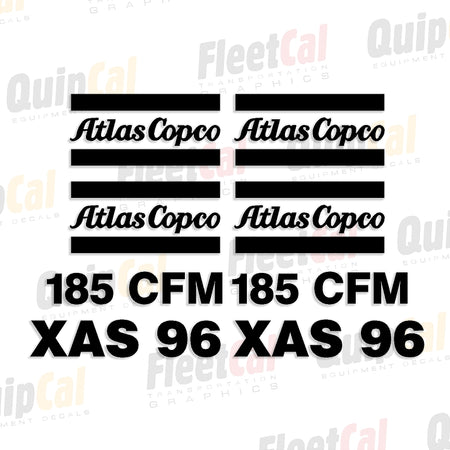 Atlas Copco Air Compressor Decals