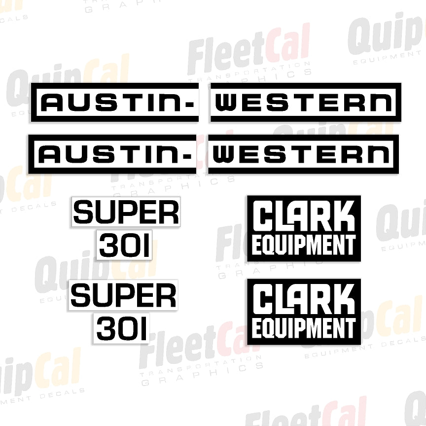 Austin Western Grader Decals