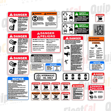 Stump Grinder Safety Set for Bandit Industries