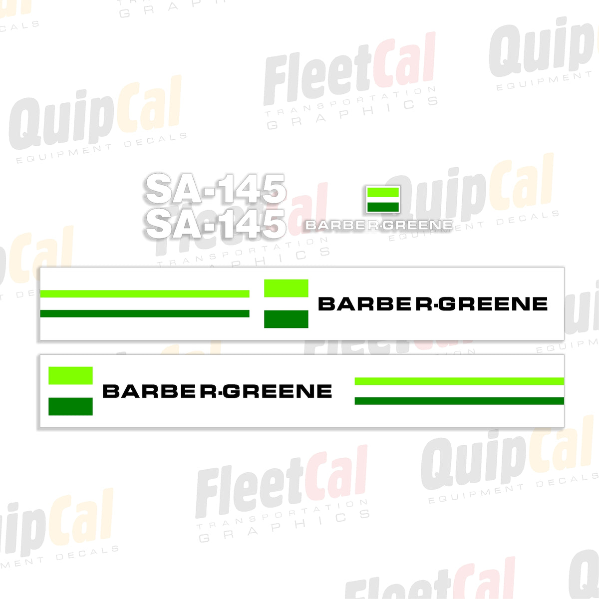 Barber-Greene Paver Decals