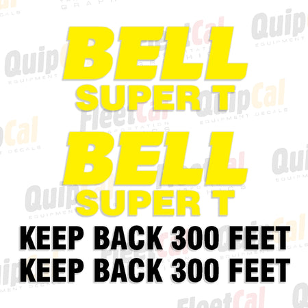 Bell Equipment Decals