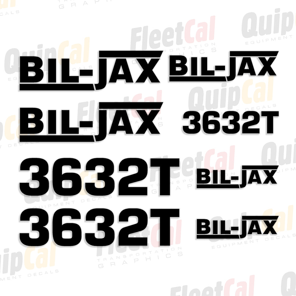 Bil-Jax Towable Manlift Decal Set