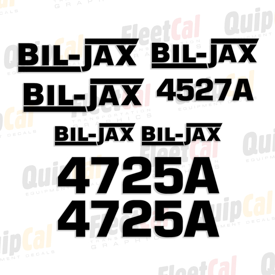 Bil-Jax Towable Manlift Decal Set