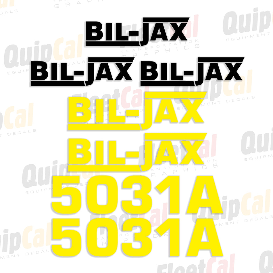 Bil-Jax Towable Manlift Decal Set