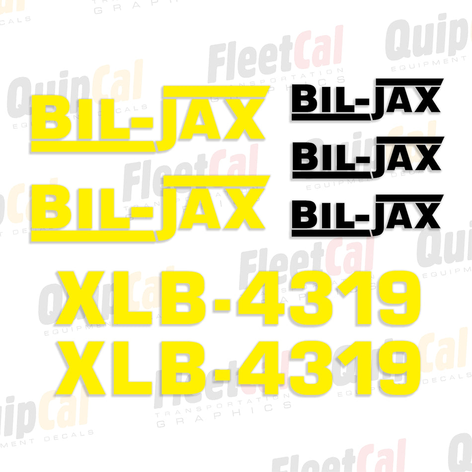 Bil-Jax Towable Manlift Decal Set