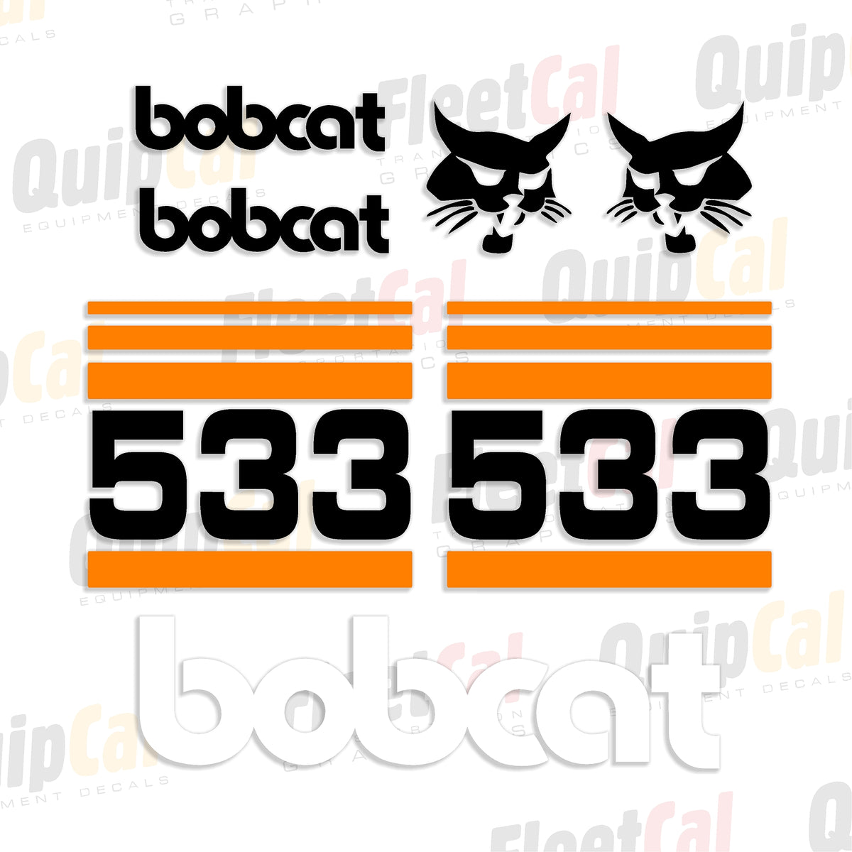 Bobcat Skid Loader Decals