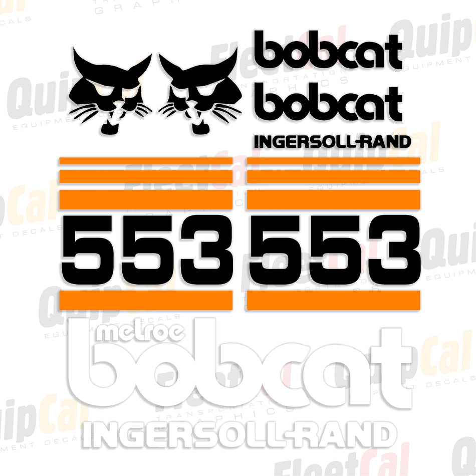 Bobcat 553 Skid Loader Marking Decal Set 1998