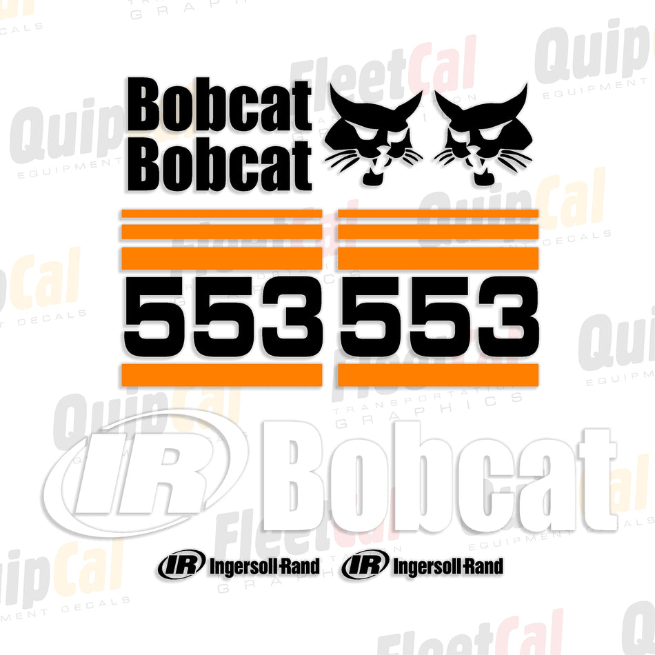 Bobcat 553 Skid Loader Marking Decal Set 2002