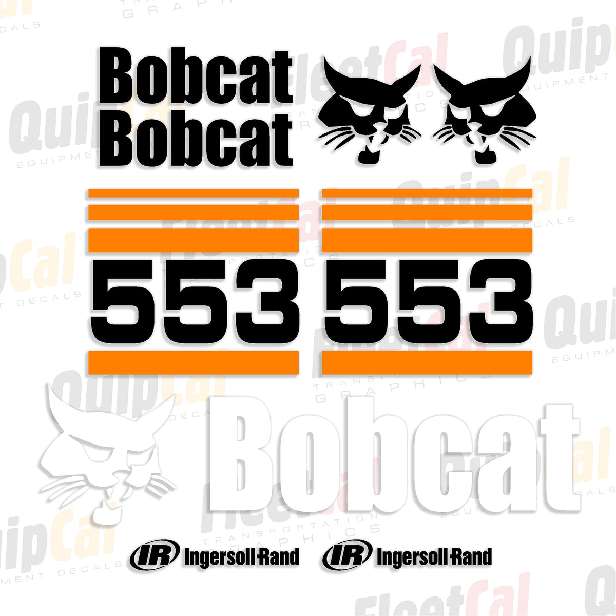 Bobcat Skid Loader Decals