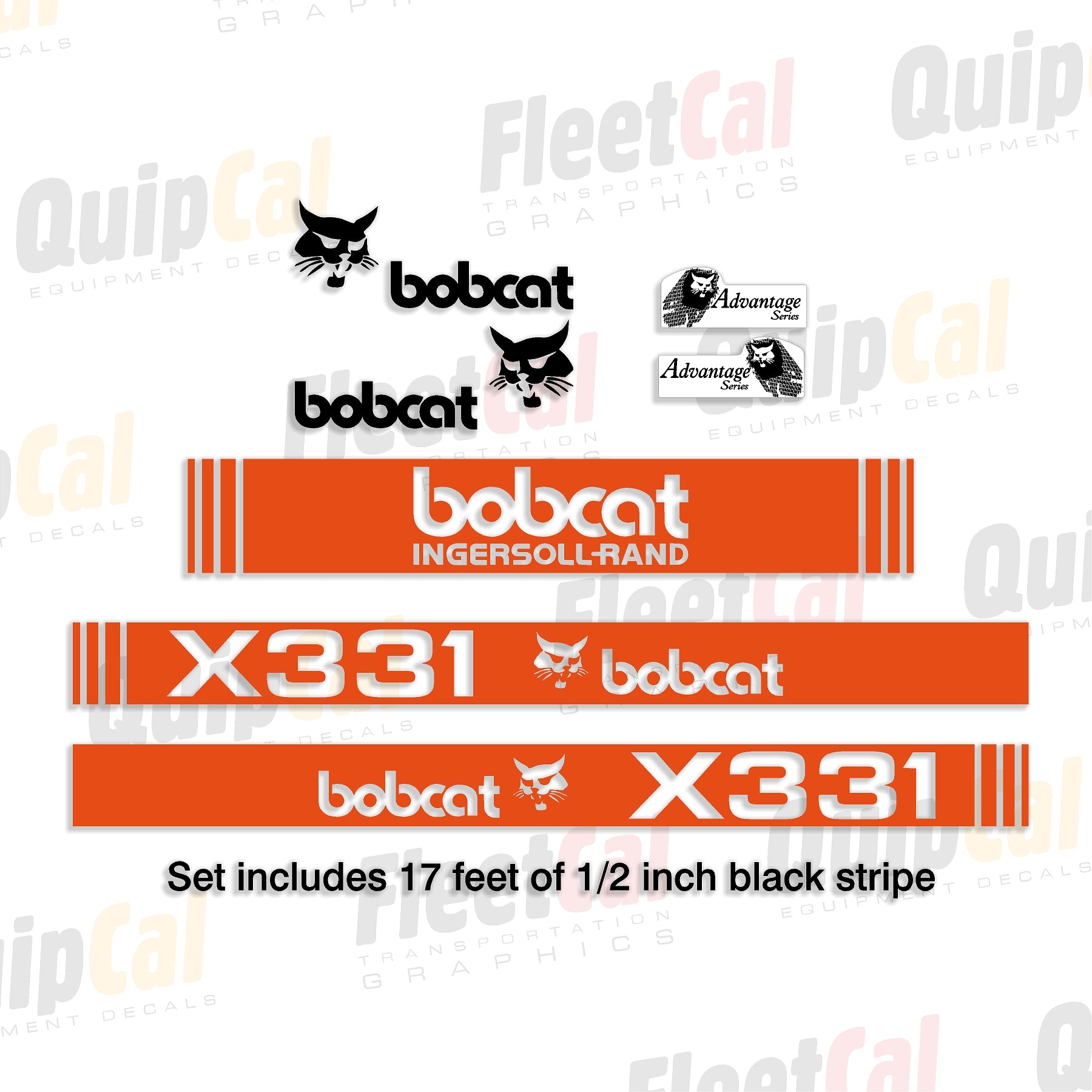 Bobcat Excavator Decals