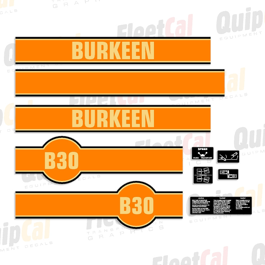 Burkeen Trencher Decals