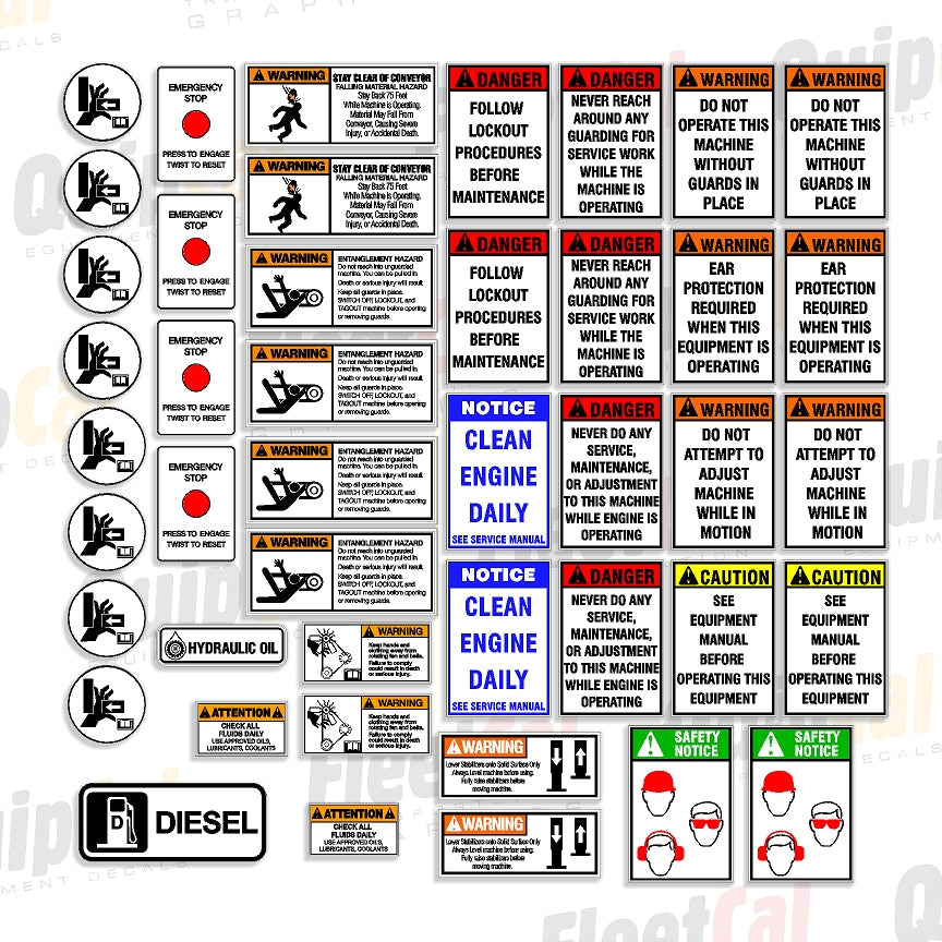 CEC Screen and Crusher Decals