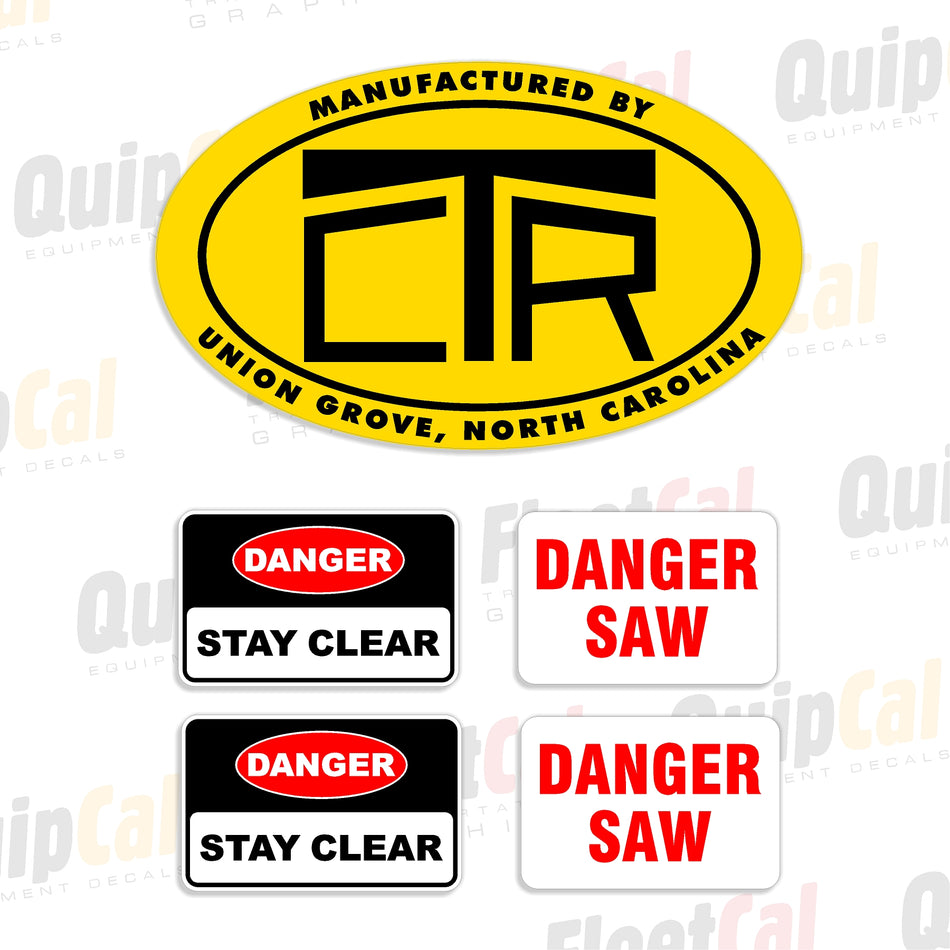 CTR Saw Decals