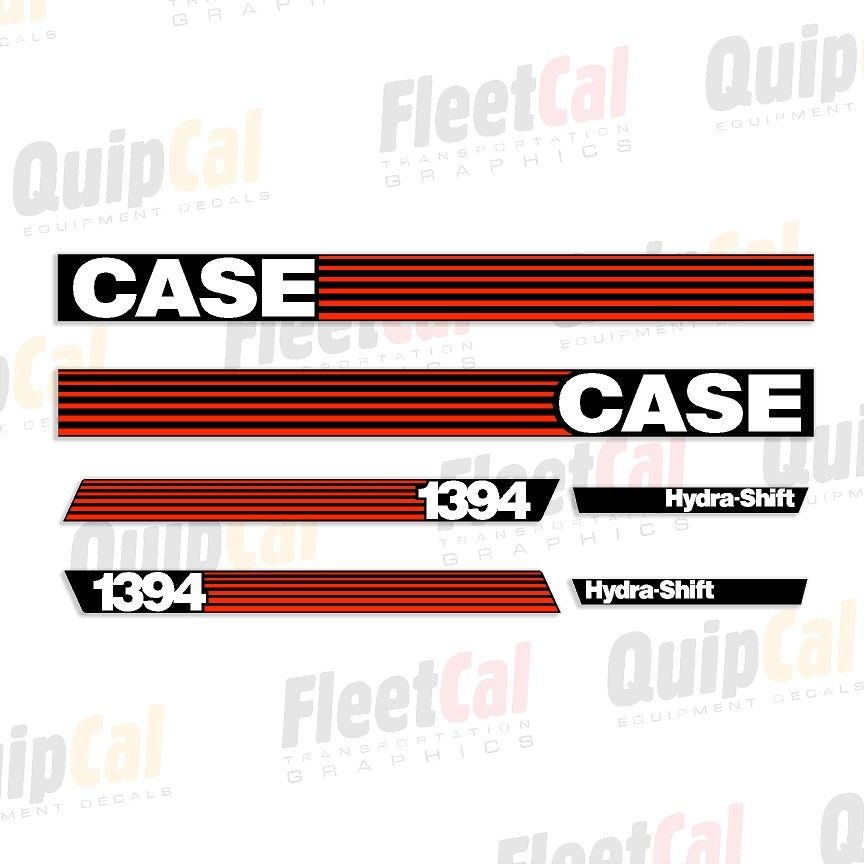 Case 1394 Tractor Marking Decal Set – Truck and Equipment Decals