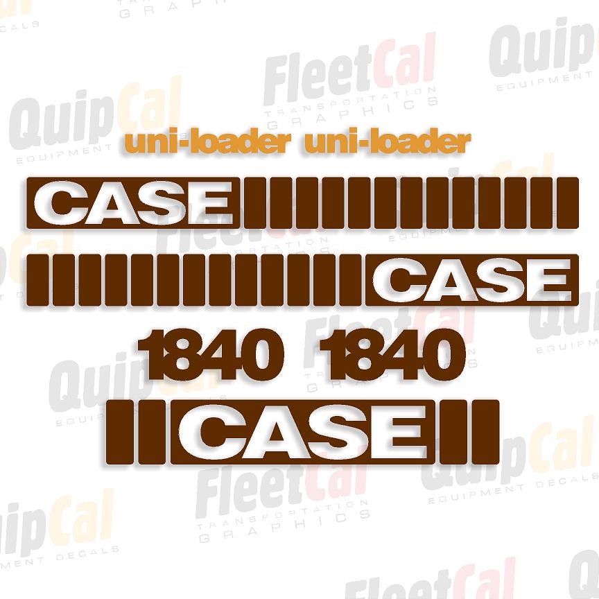 Case 1840 Marking Decal Set