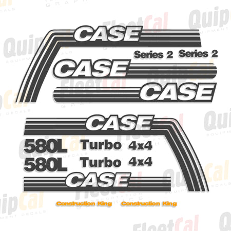 Case Backhoe Decal Set