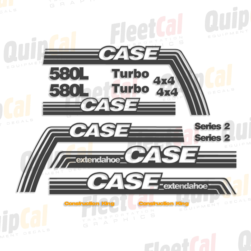 Case Backhoe Decal Set