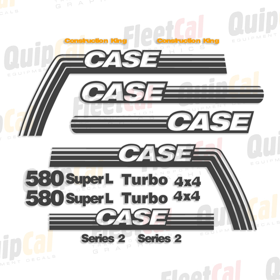 Case Backhoe Decal Set