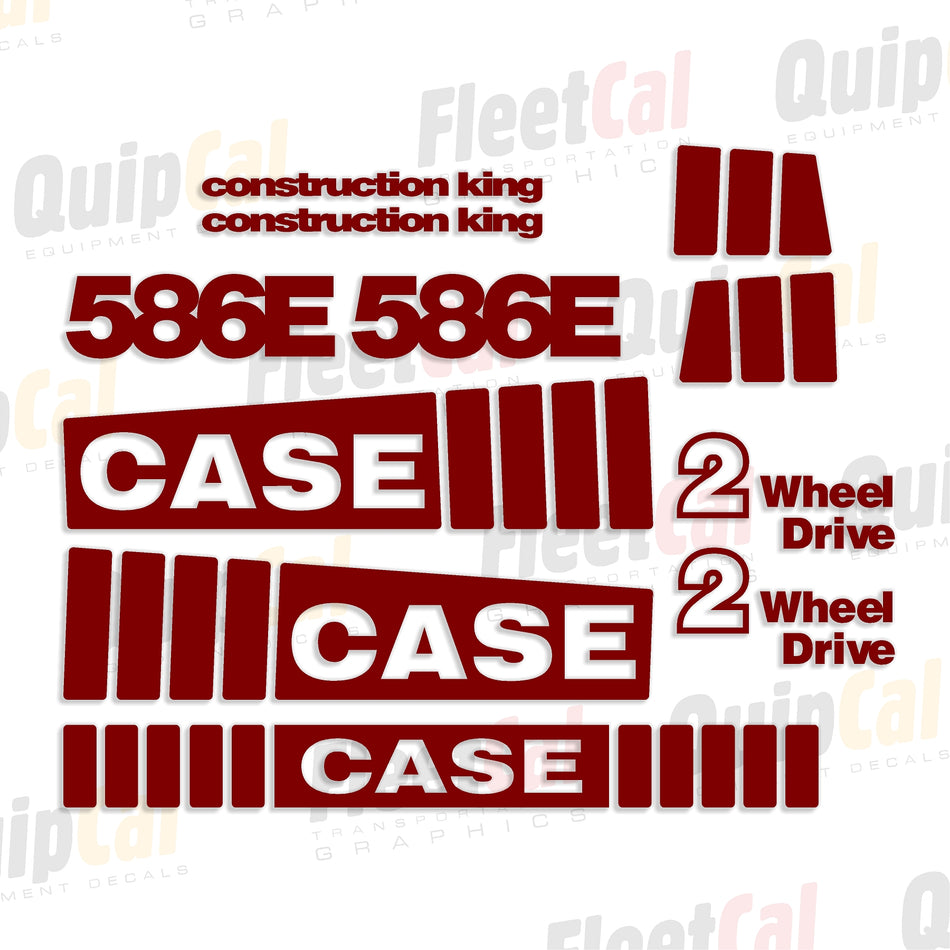 Case Forklift Decal Set