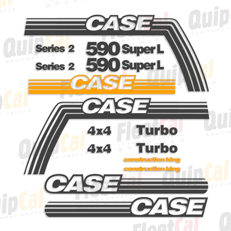 Case Backhoe Decal Set