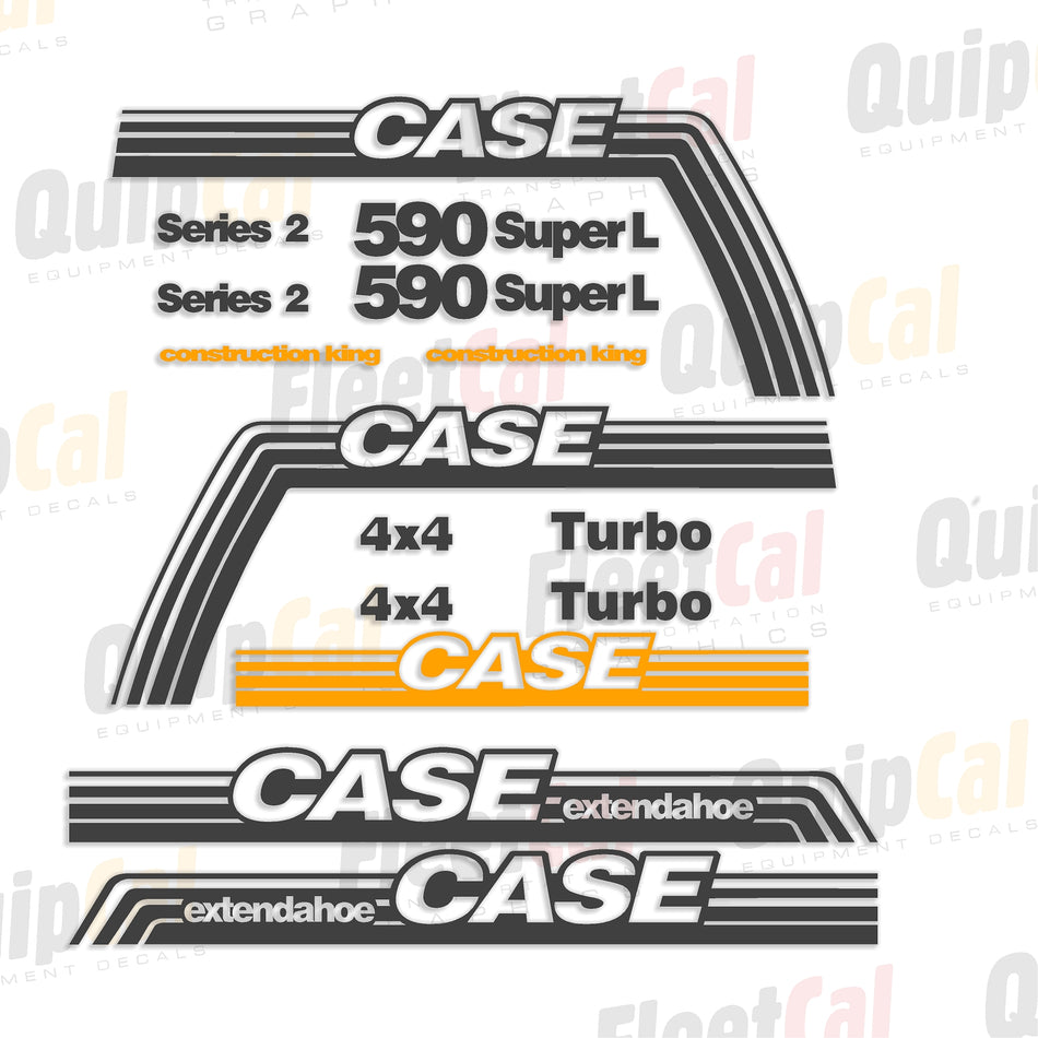 Case Backhoe Decal Set