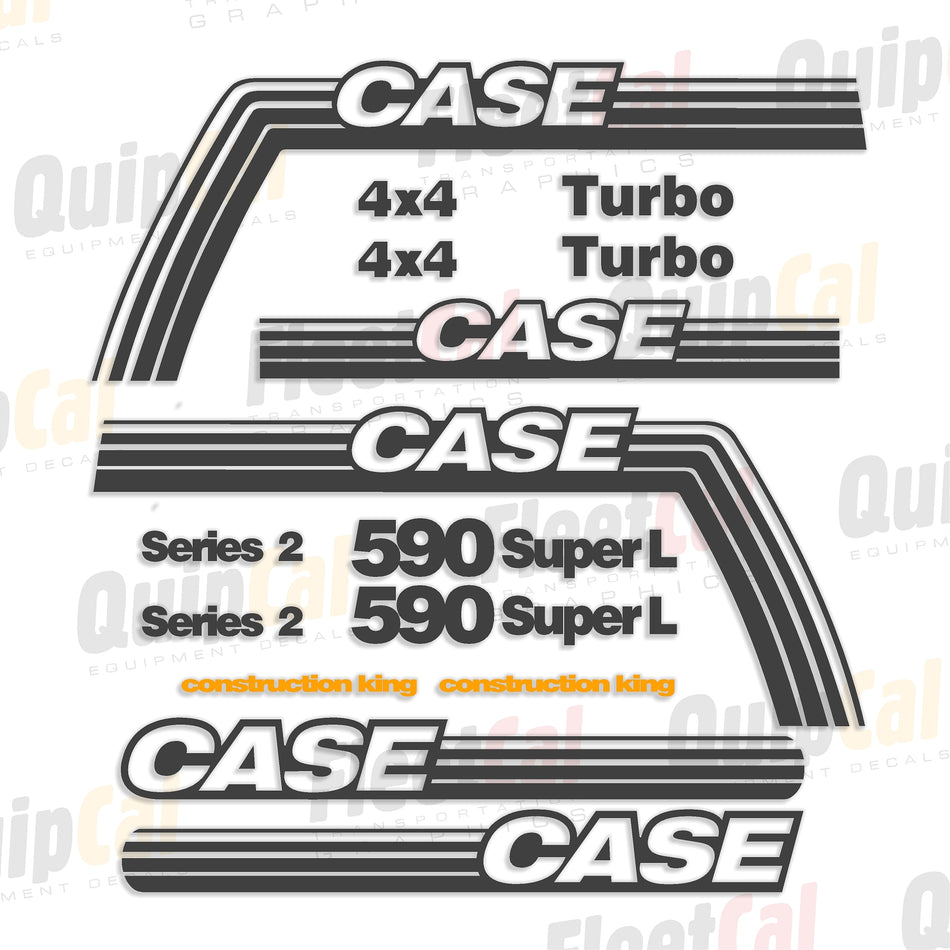 Case Backhoe Decal Set