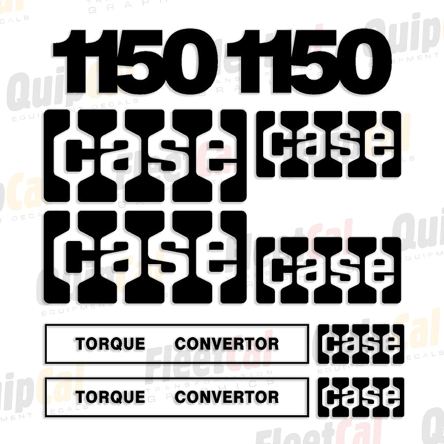 Case Dozer Decals