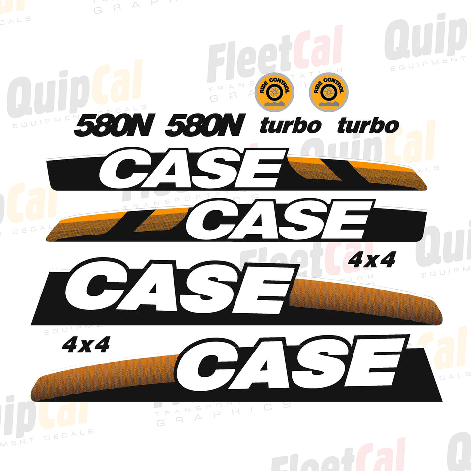 Case 580N Decal Set