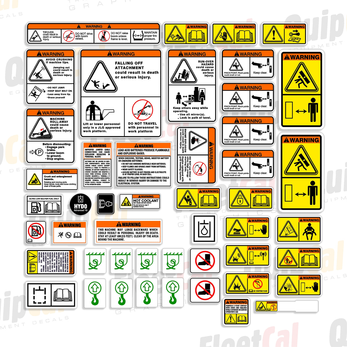 Decals for Caterpillar Telescopic Forklifts