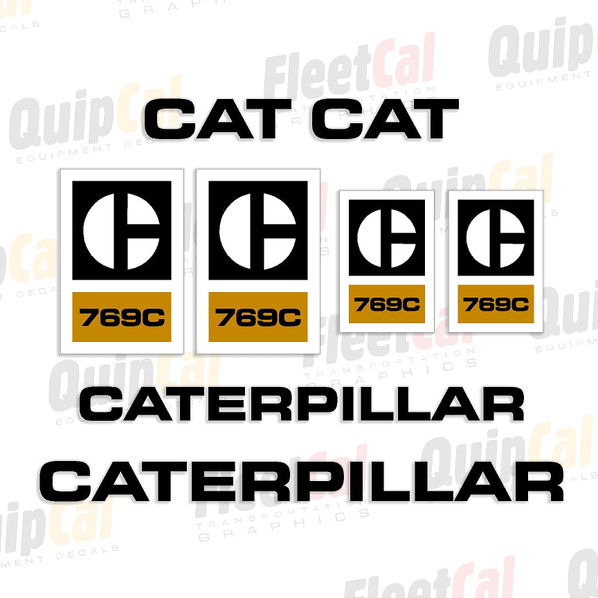 Caterpillar Haul Truck Decals