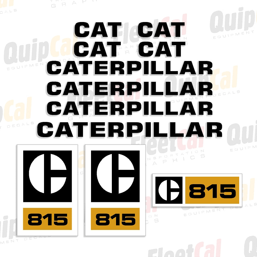 Caterpillar Compactor Decals