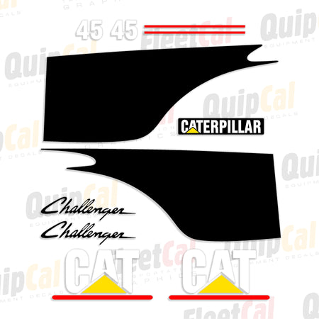 Challenger Tractor Decal Set