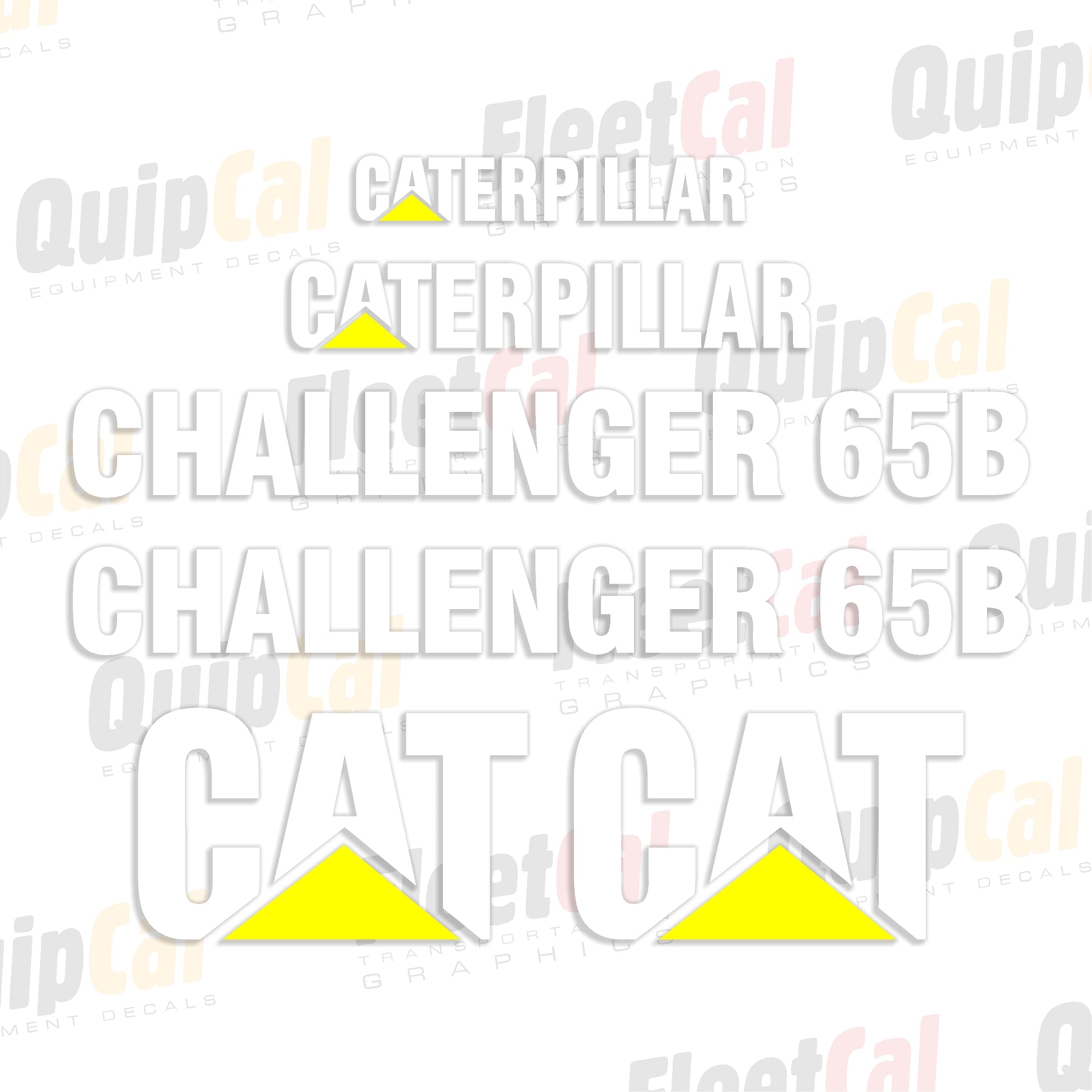 Challenger Tractor Decal Set