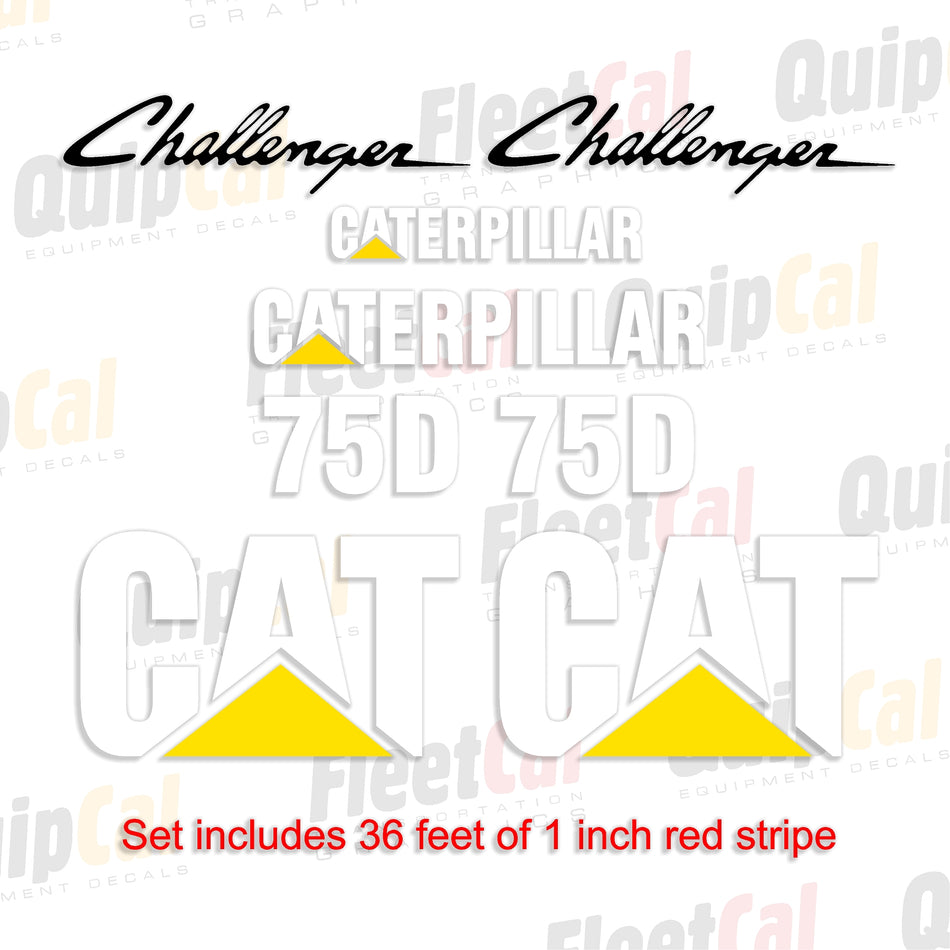 Challenger Tractor Decal Set