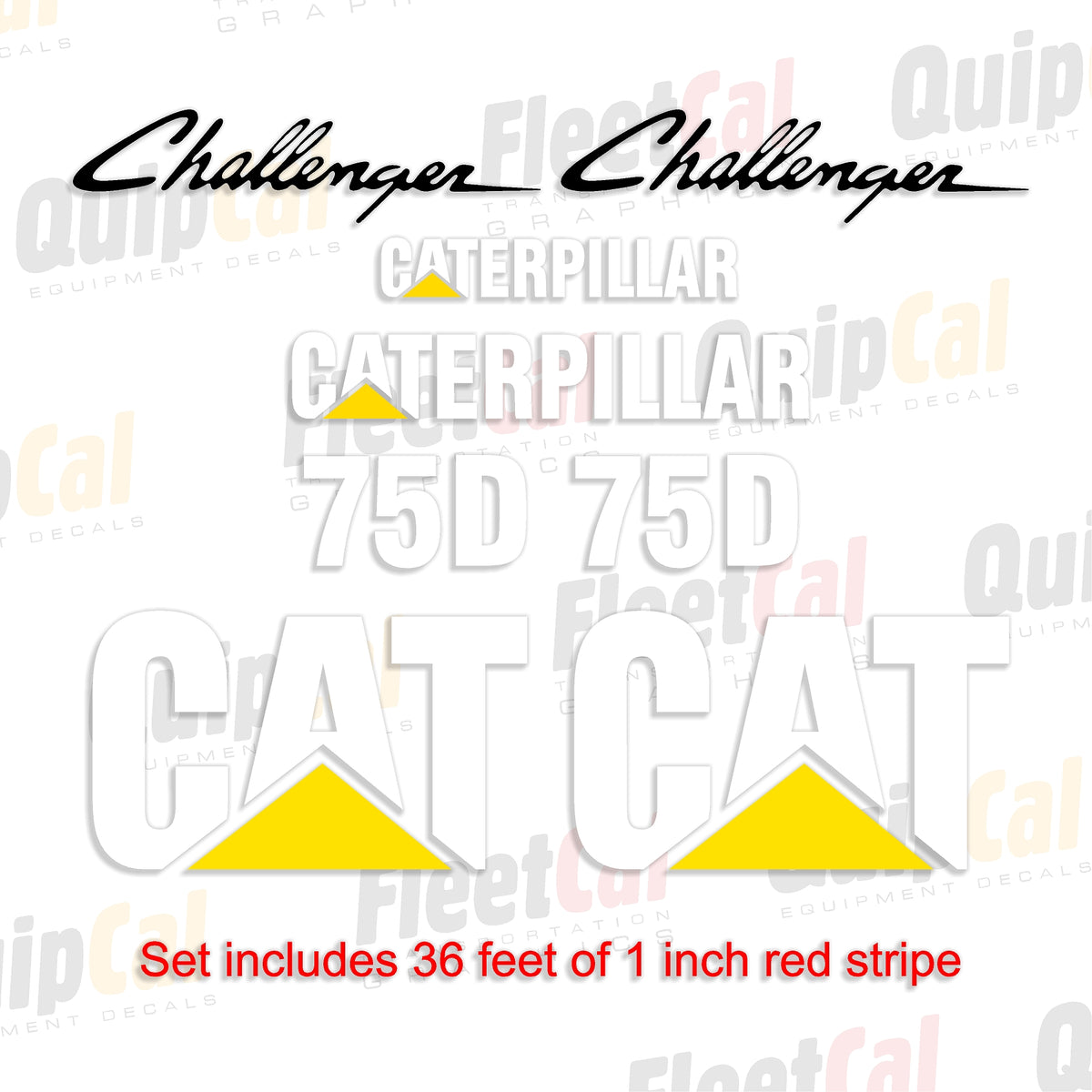 Challenger Tractor Decal Set