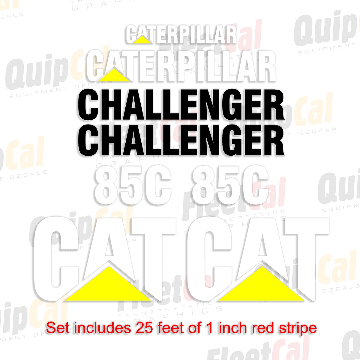 Challenger Tractor Decal Set