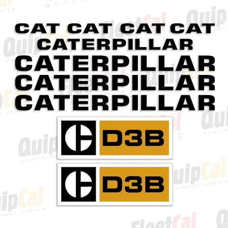 Caterpillar Dozer Decals