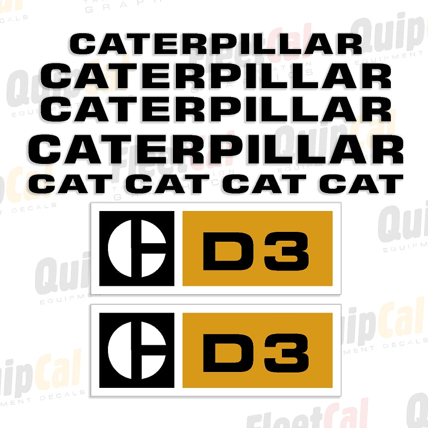 Caterpillar Dozer Decals