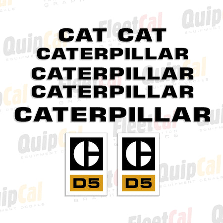 Caterpillar Dozer Decals