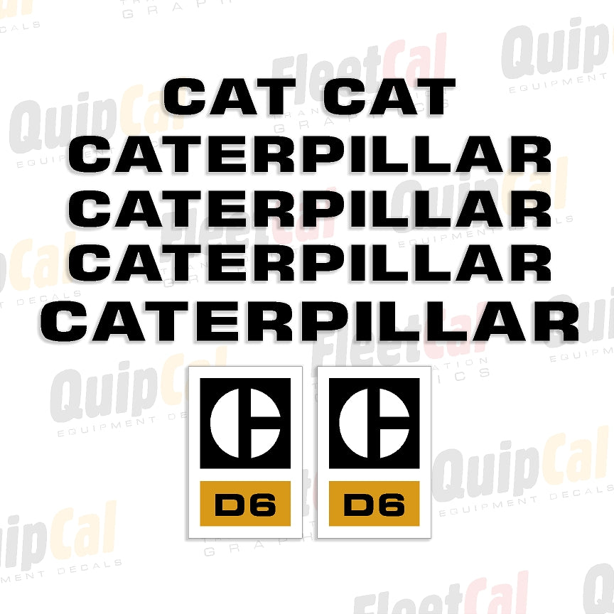 Caterpillar Dozer Decals