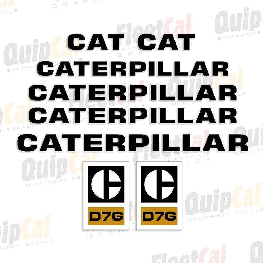 Caterpillar Dozer Decals