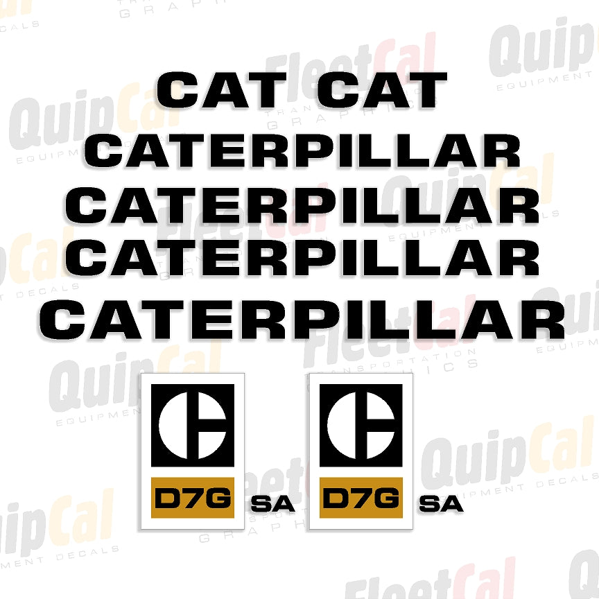 Caterpillar Dozer Decals