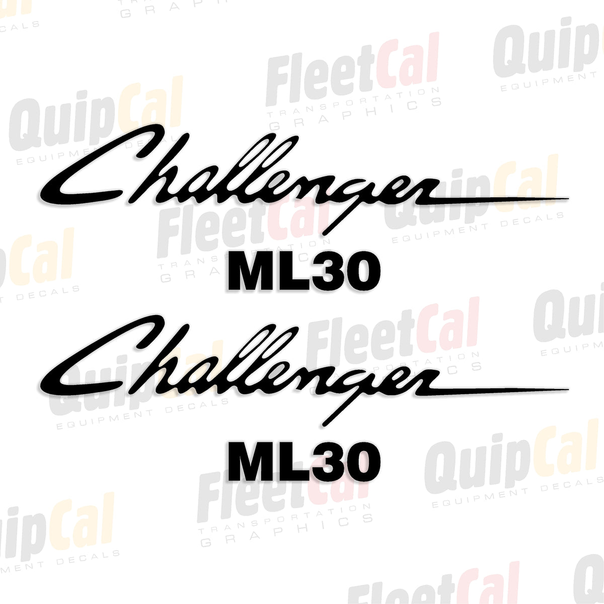 Challenger Tractor Decal Set