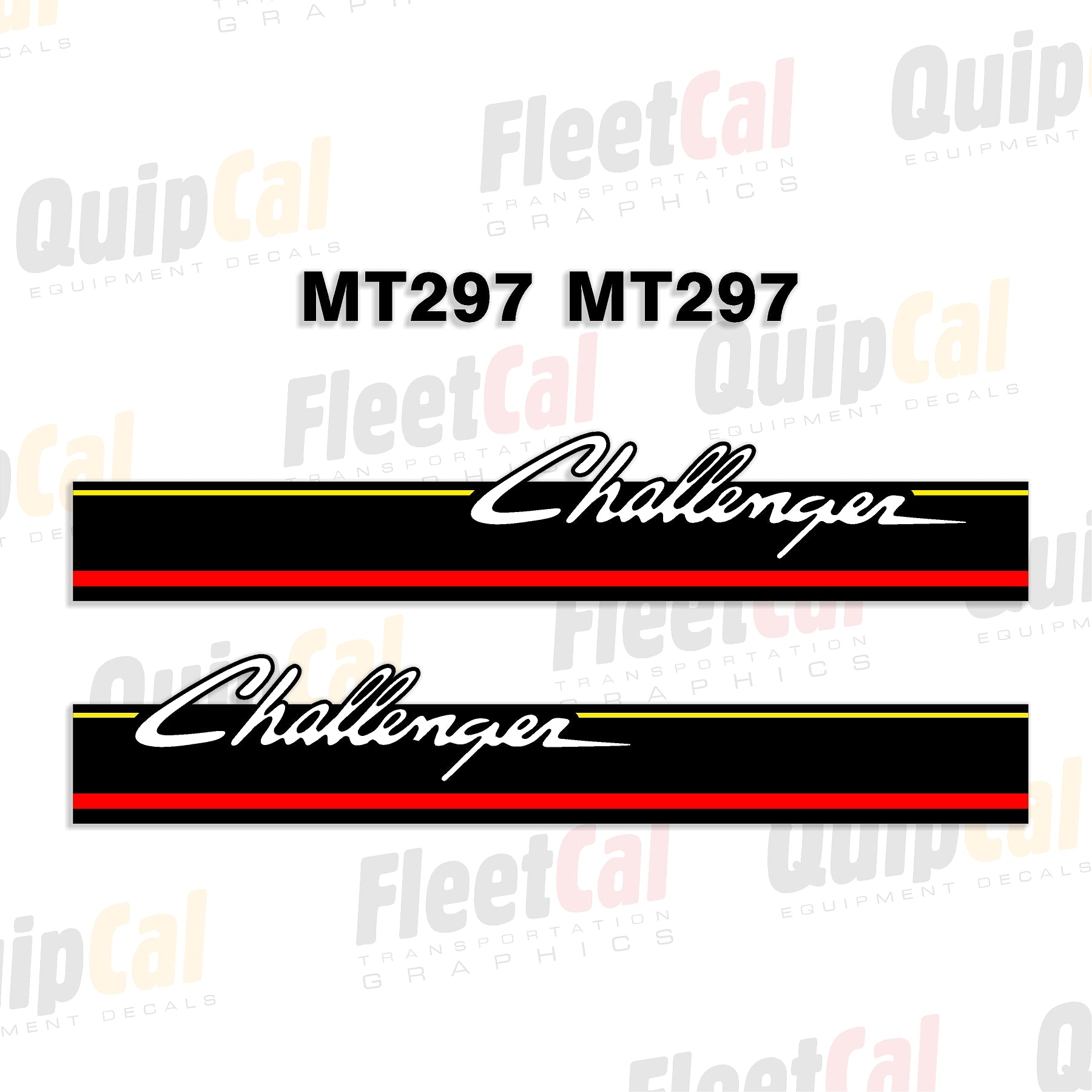 Challenger Tractor Decal Set