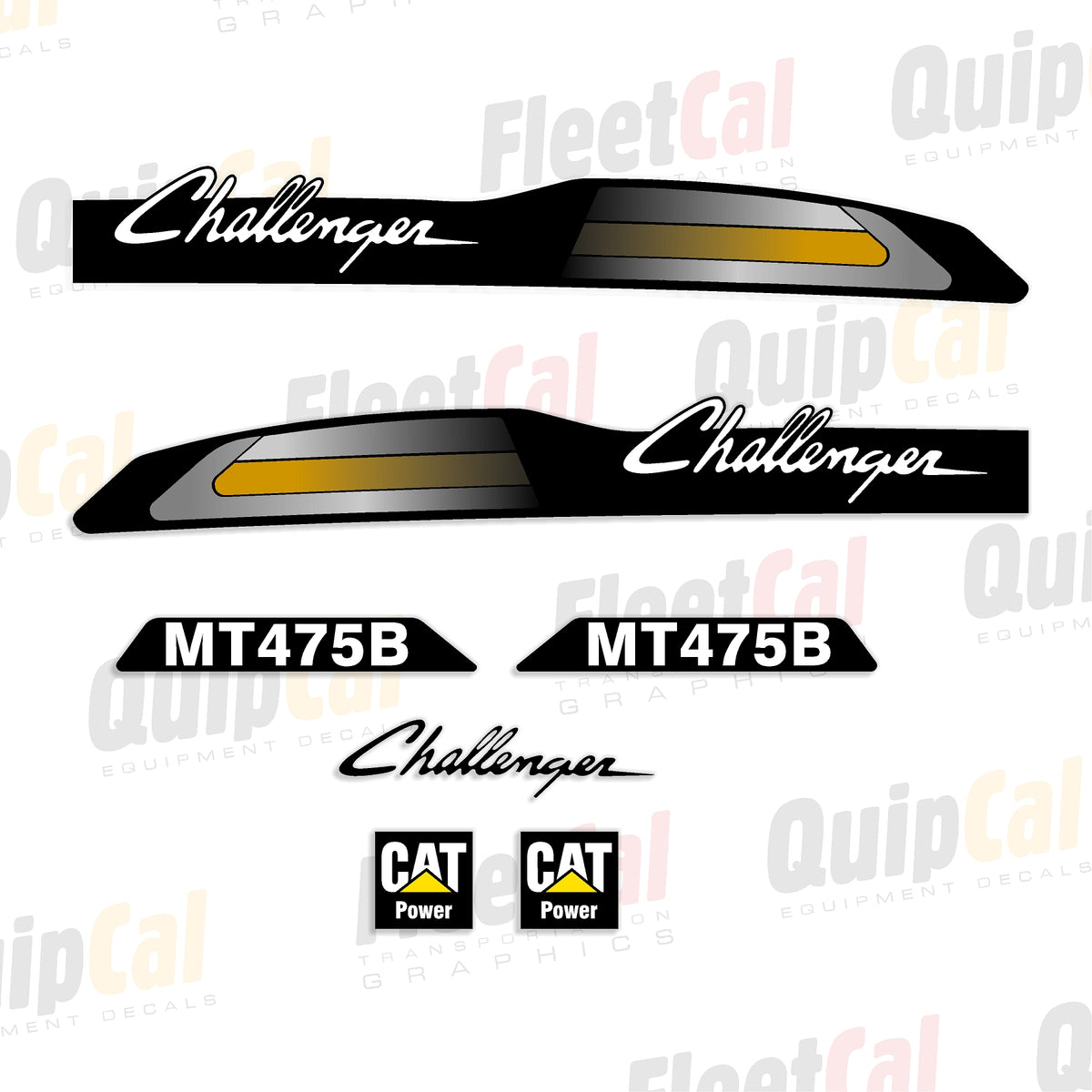 Challenger Tractor Decal Set