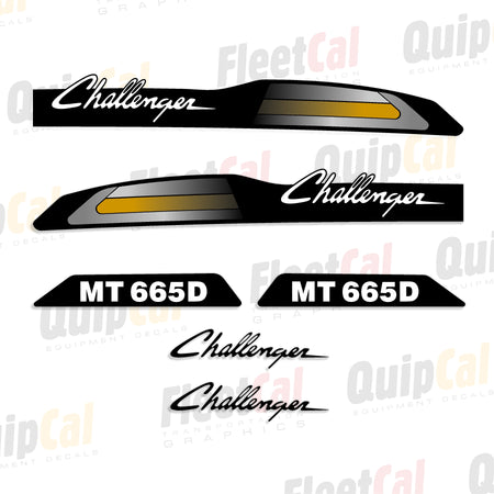 Challenger Tractor Decal Set